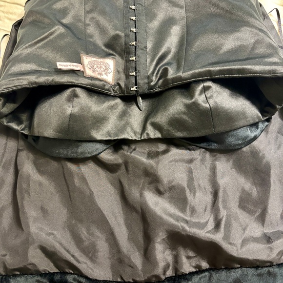 Juicy Couture Strapless Dress with Built-In Corset in Black - Picture 9 of 14